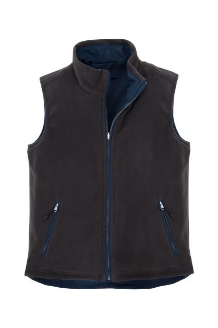 Promo Ribs Double Sided Vest Polar Fleece Inner Surface
