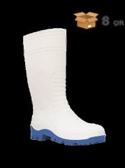PALALI-120FO - PVC Industrial Work Boots - WHITE - O4 - FO