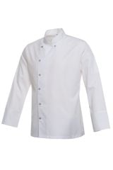 White Chef Jacket with Sleeve Pockets
