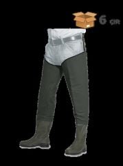 PALALI-115 S5 - PVC Steel Toe and Steel Sole Crotch Boots