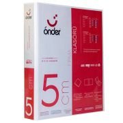 Önder 2015 A4 Firma Tanıtım Klasörü 5 cm 4 Halkalı Beyaz