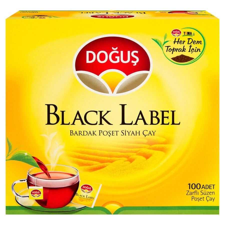 Dogus Black Label Tea Bags 100 Pieces