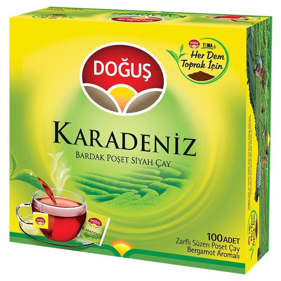 Doğuş Karadeniz Bergamotlu Bardak Poşet Çay 100'lü