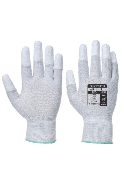 Portwest A198 - Antistatik Parmak Ucu PU Eldiven
