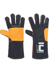 Cerva Sandpiper Leather Gloves - Black