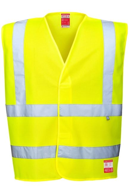 Portwest FR71 - Hi-Vis Antistatic Flame Retardant Vest