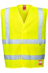 Portwest FR71 - Hi-Vis Antistatic Flame Retardant Vest