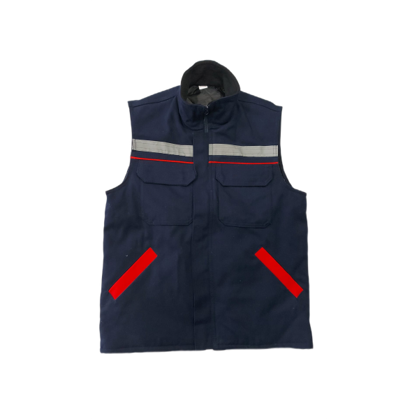 Quilted Vest Made of Canvas Fabric 7/7