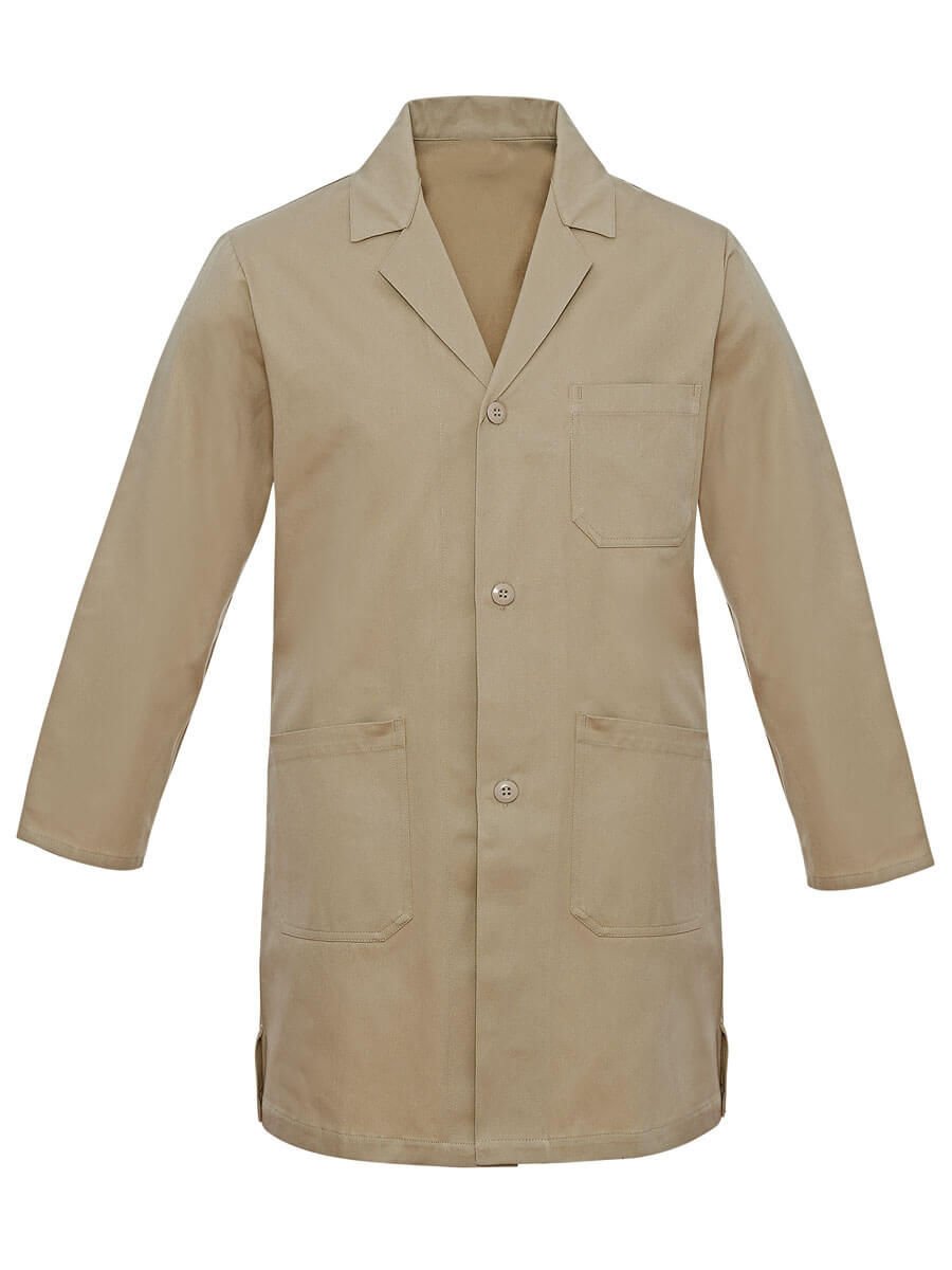 Gabardine Men's Work Apron-BEIGE