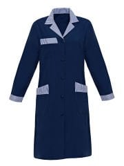Damenschürze Alpaka Marineblau