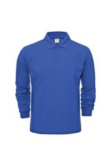 Polo Neck Long Sleeve Sweatshirt Men